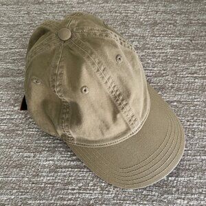 Madewell Cotton Twill Baseball Cap Khaki Tan EUC